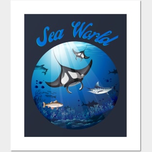 Sea World Posters and Art